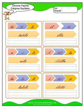 i sesi Grubu Çalışma Sayfaları